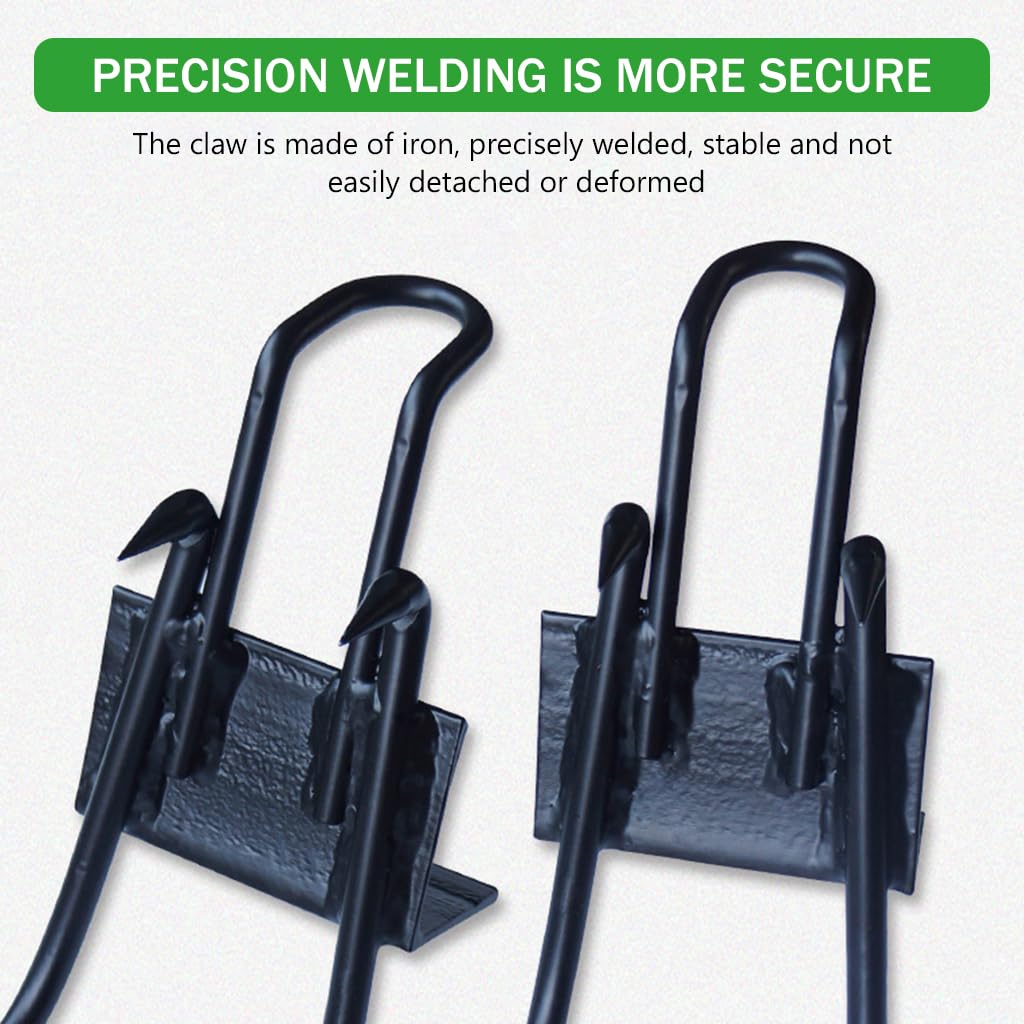 HASTHIP Tree Climbing Gear with Stretchy Fastening Foot Straps, Heavy Duty Stainless Steel Thicken Foot Buckle, Adjustable Tree Climbing Foot Buckle, Climbing Gear for Fruit Picking HASTHIP Tree Climbing Gear with Stretchy Fastening Foot Straps, Heavy Duty Stainless Steel Thicken Foot Buckle, Adjustable Tree Climbing Foot Buckle, Climbing Gear for Fruit Picking